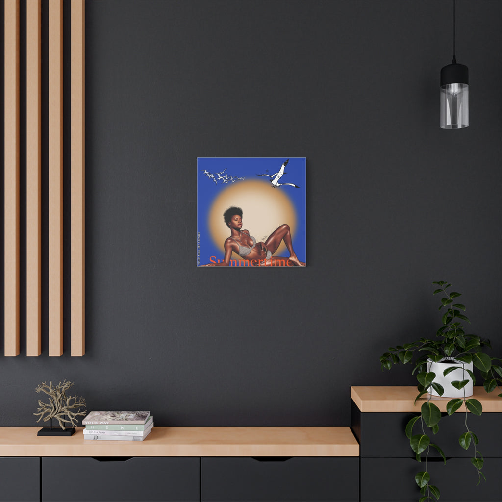 Summertime Beach Art Canvas