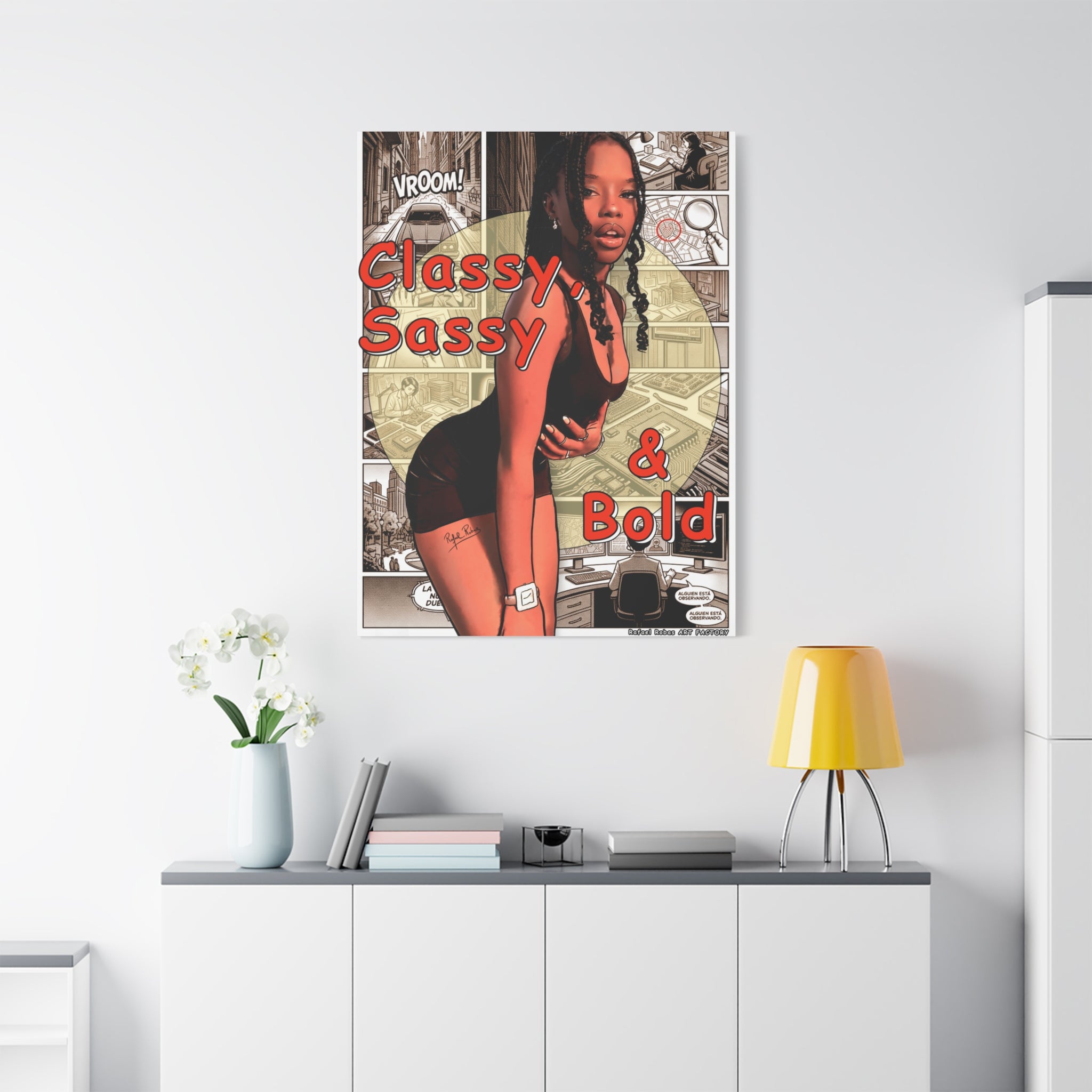 Classy Sassy & Bold Canvas Print — Matte Stretched Wall Art