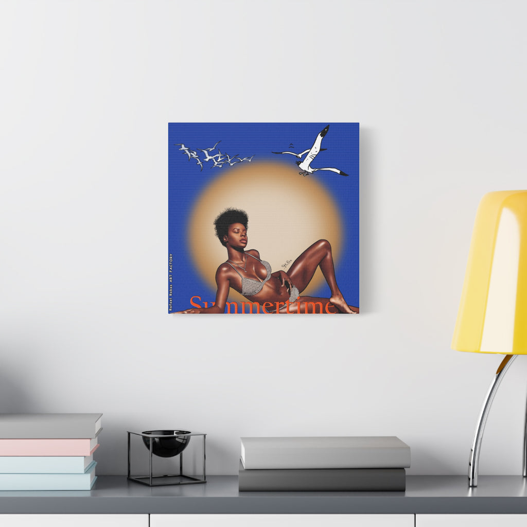 Summertime Beach Art Canvas