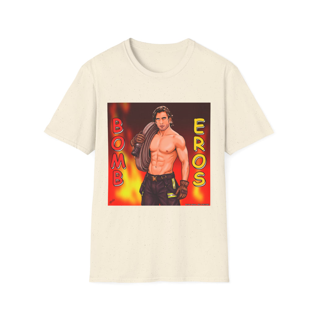 Bombero Eros Graphic T-Shirt — Sexy Firefighter Shirt