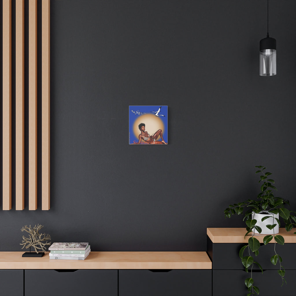 Summertime Beach Art Canvas