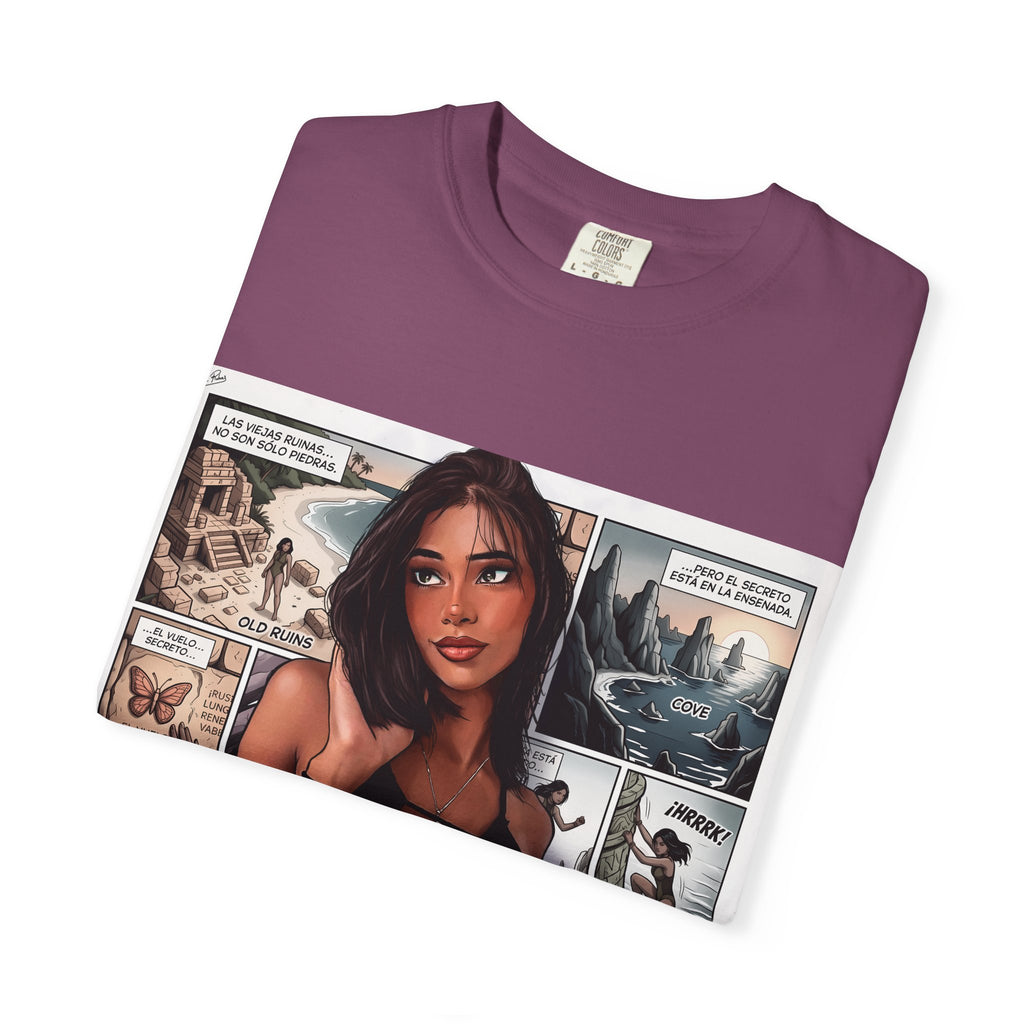 Graphic Tee — "Beach Raider" Pinup Comic Art T-Shirt