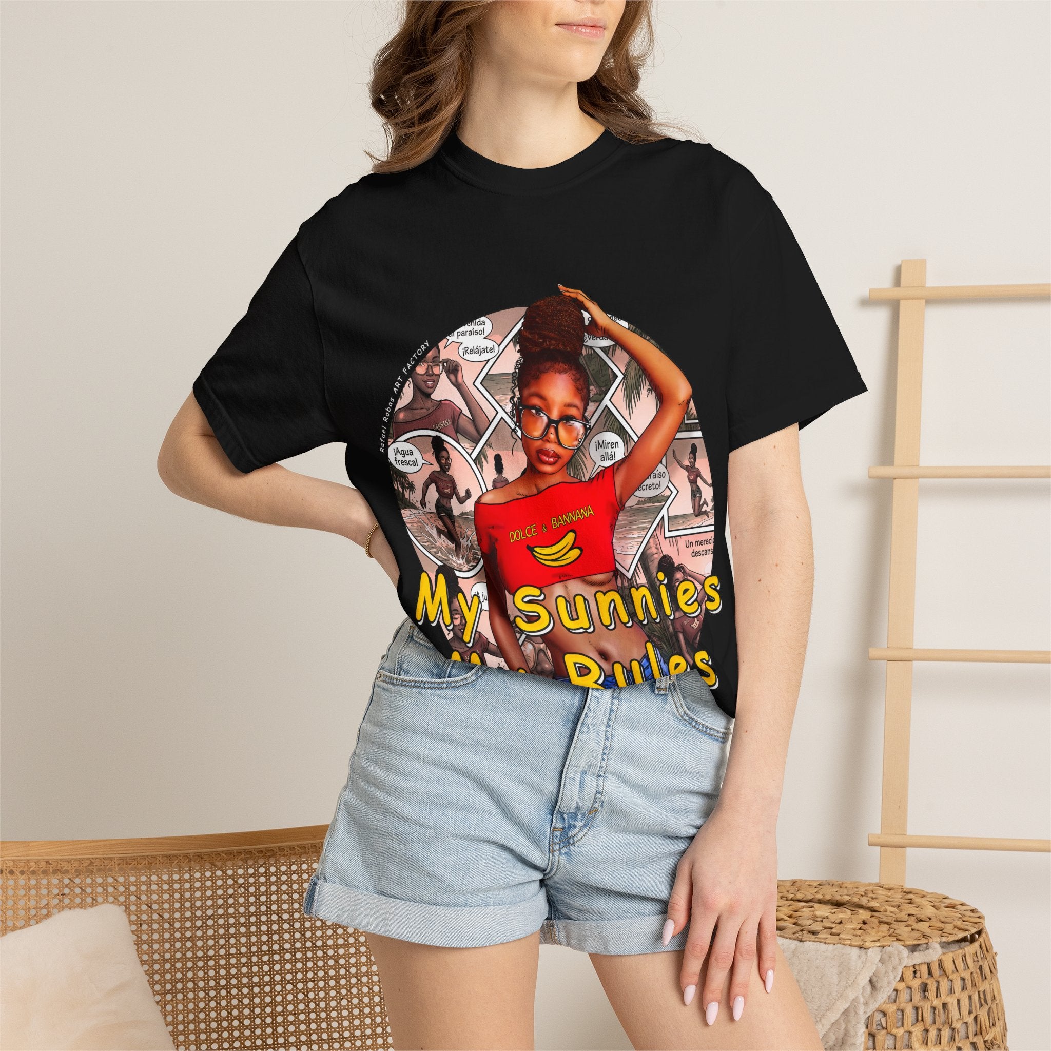 T-Shirt — "My Sunnies My Rules" Graphic Tee