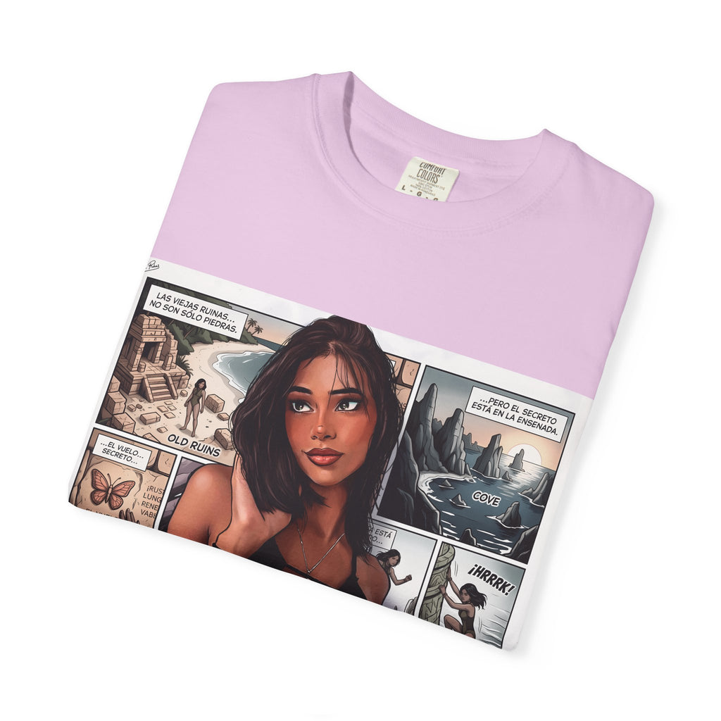 Graphic Tee — "Beach Raider" Pinup Comic Art T-Shirt