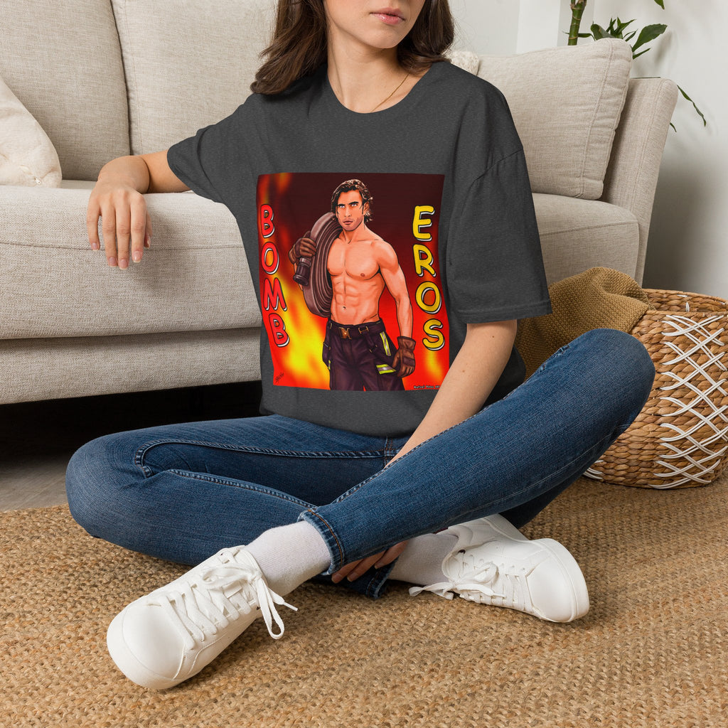 Bombero Eros Graphic T-Shirt — Sexy Firefighter Shirt