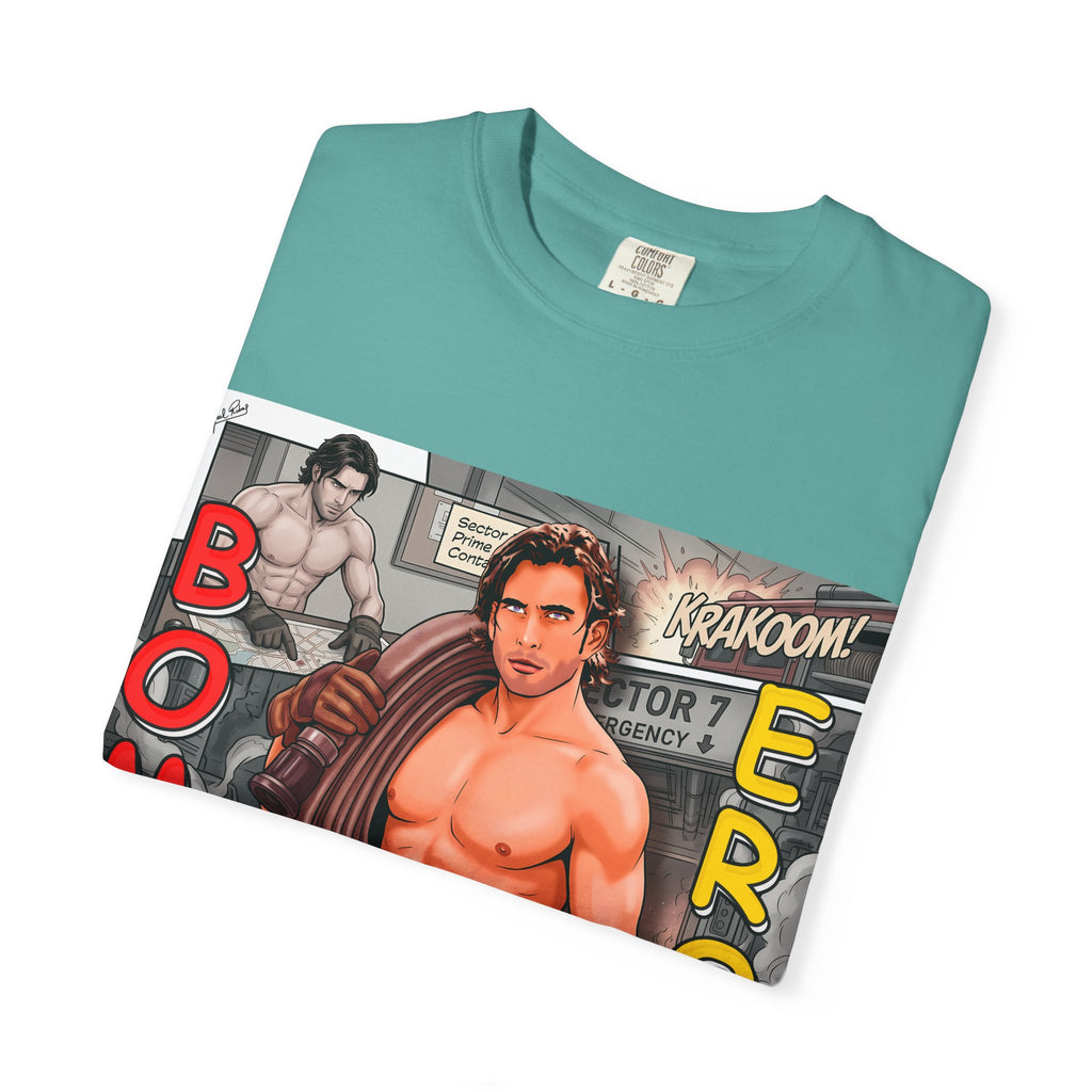 Bomb Eros Graphic T-Shirt — Vintage Comic Muscle Art