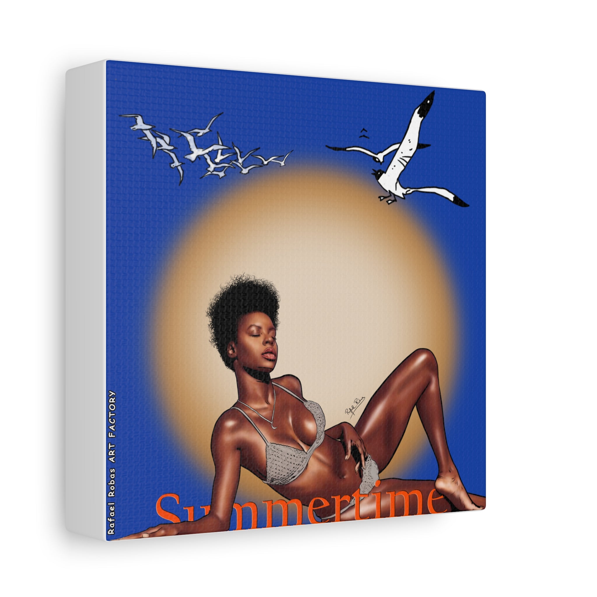Summertime Beach Art Canvas