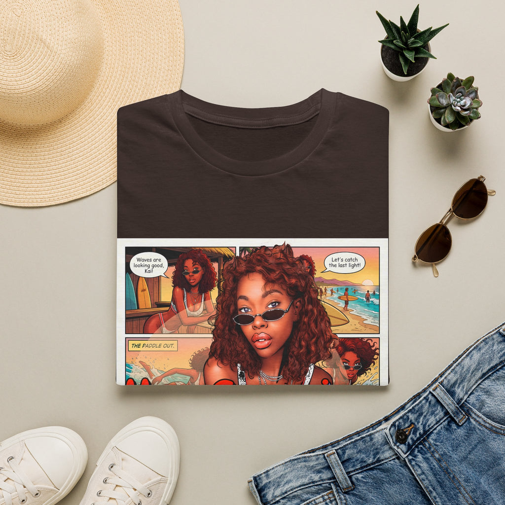 Graphic T-Shirt — "My Sunnies My Rules" Retro Comic Beach Vibe