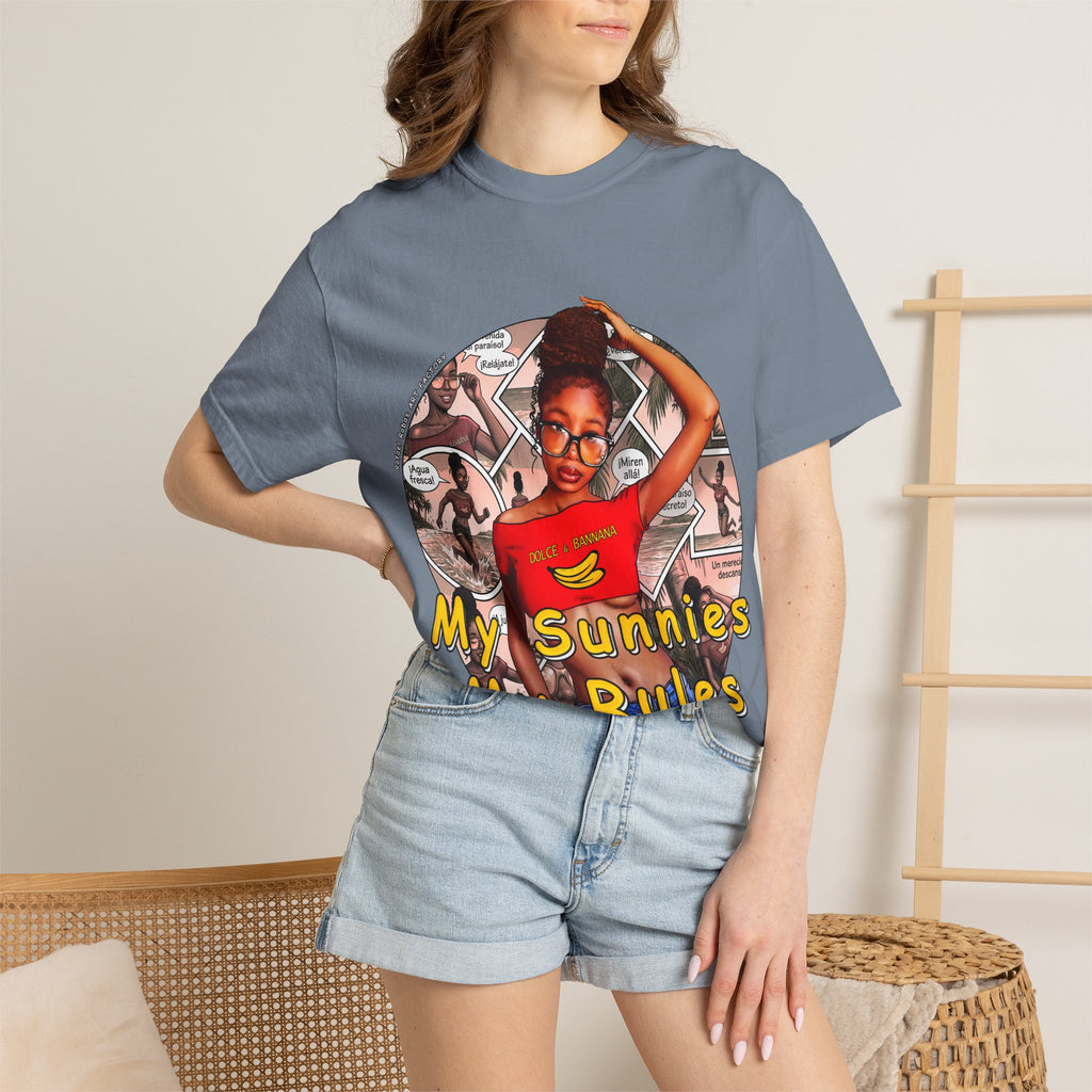 T-Shirt — "My Sunnies My Rules" Graphic Tee