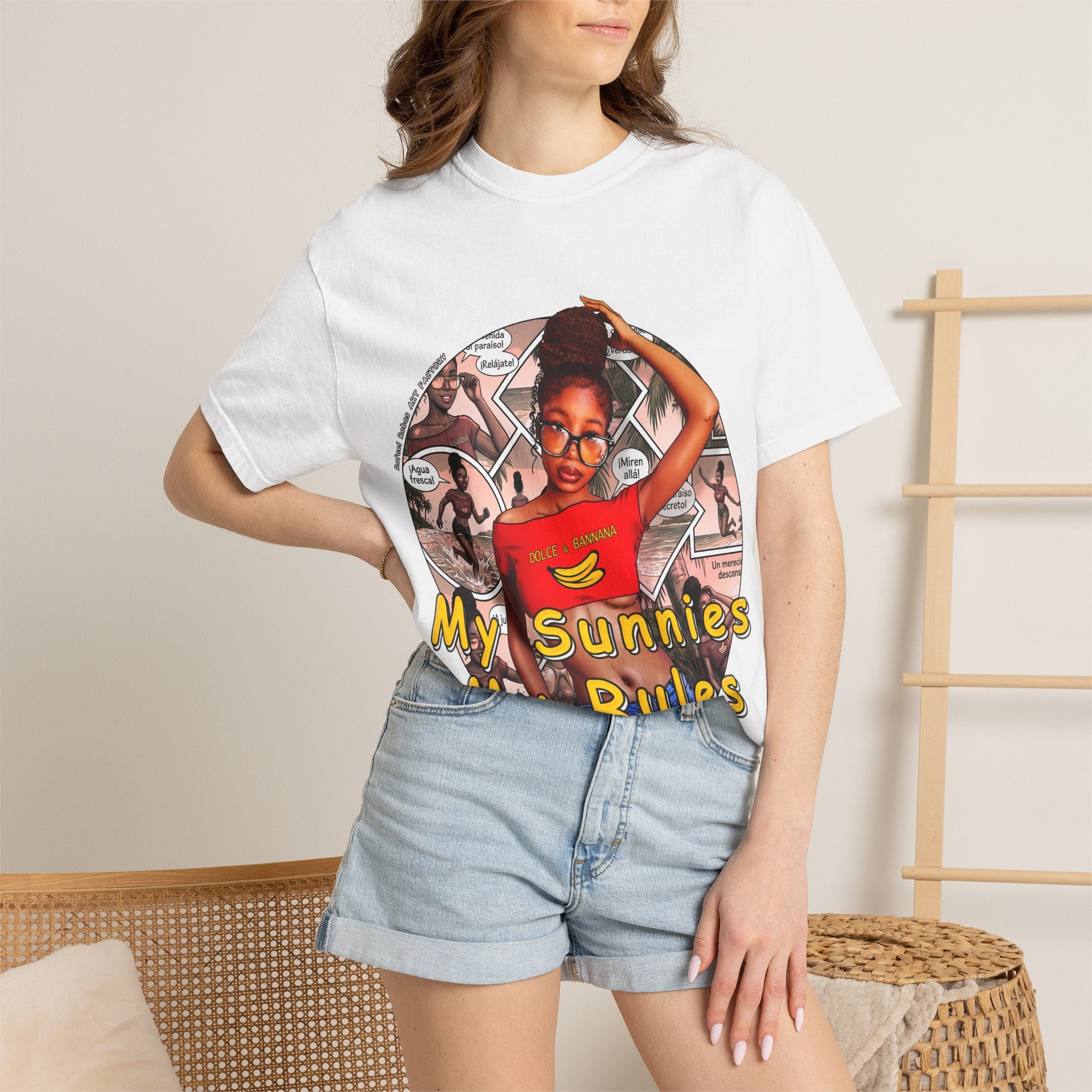 T-Shirt — "My Sunnies My Rules" Graphic Tee