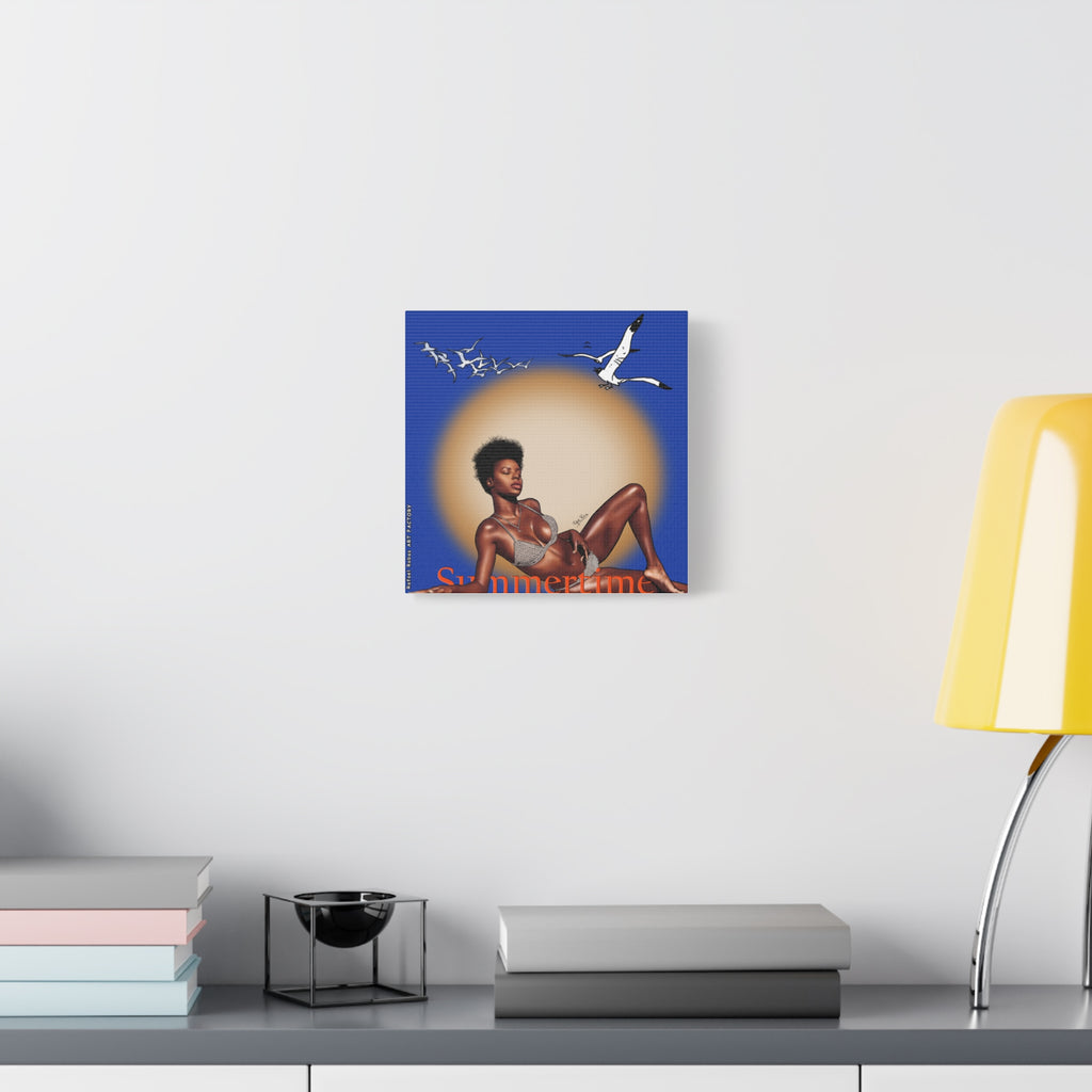 Summertime Beach Art Canvas