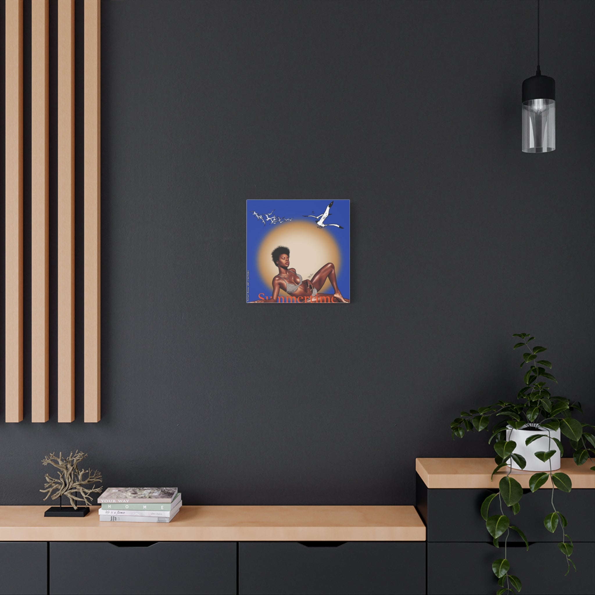 Summertime Beach Art Canvas