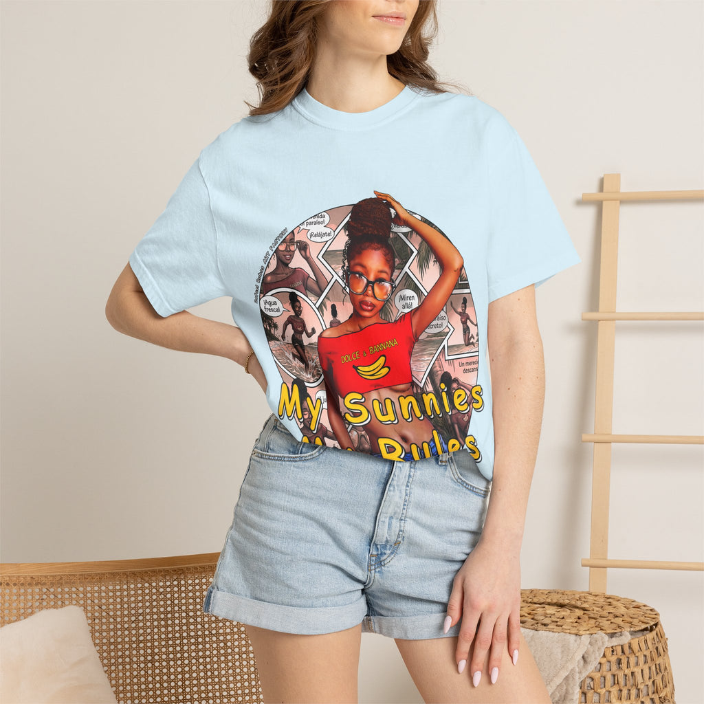 T-Shirt — "My Sunnies My Rules" Graphic Tee