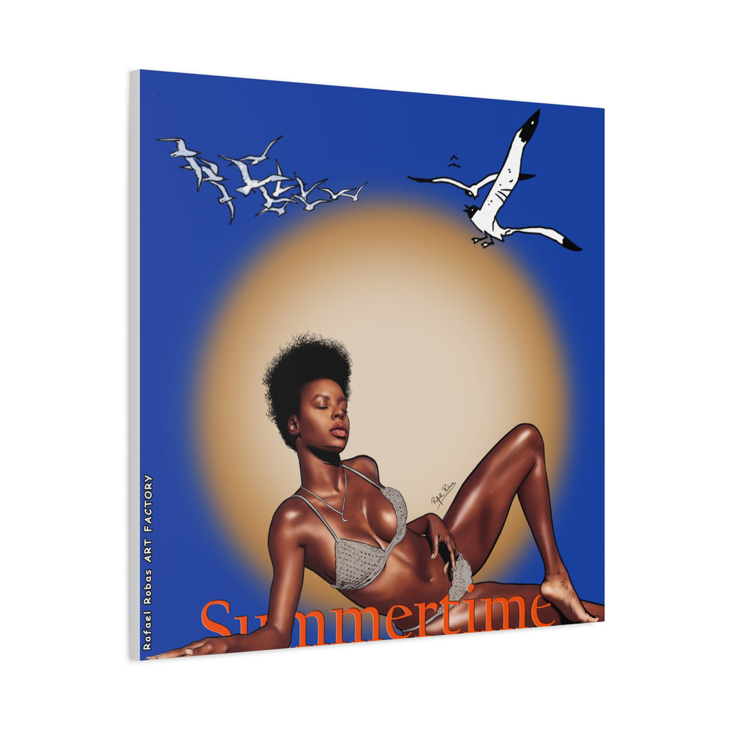 Summertime Beach Art Canvas