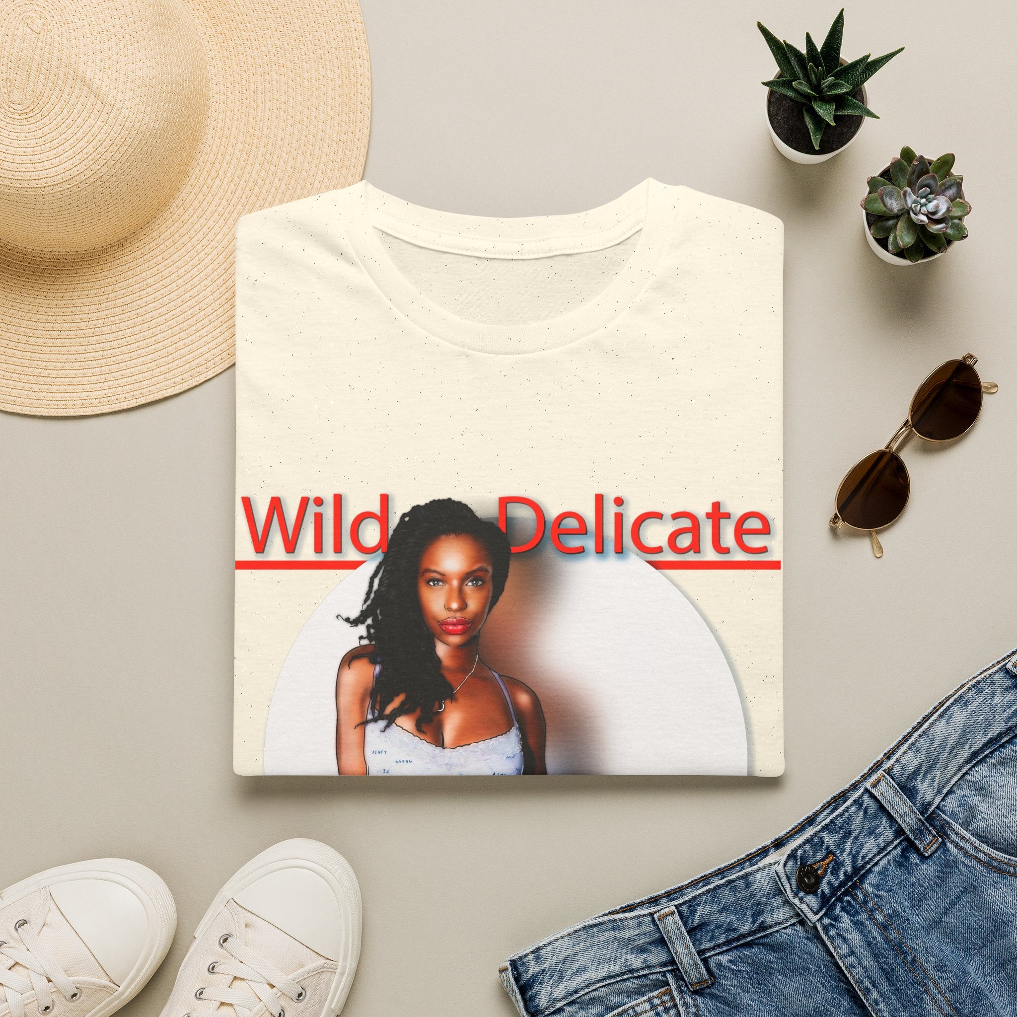 Wild & Delicate Graphic T-Shirt — Retro Photo Tee
