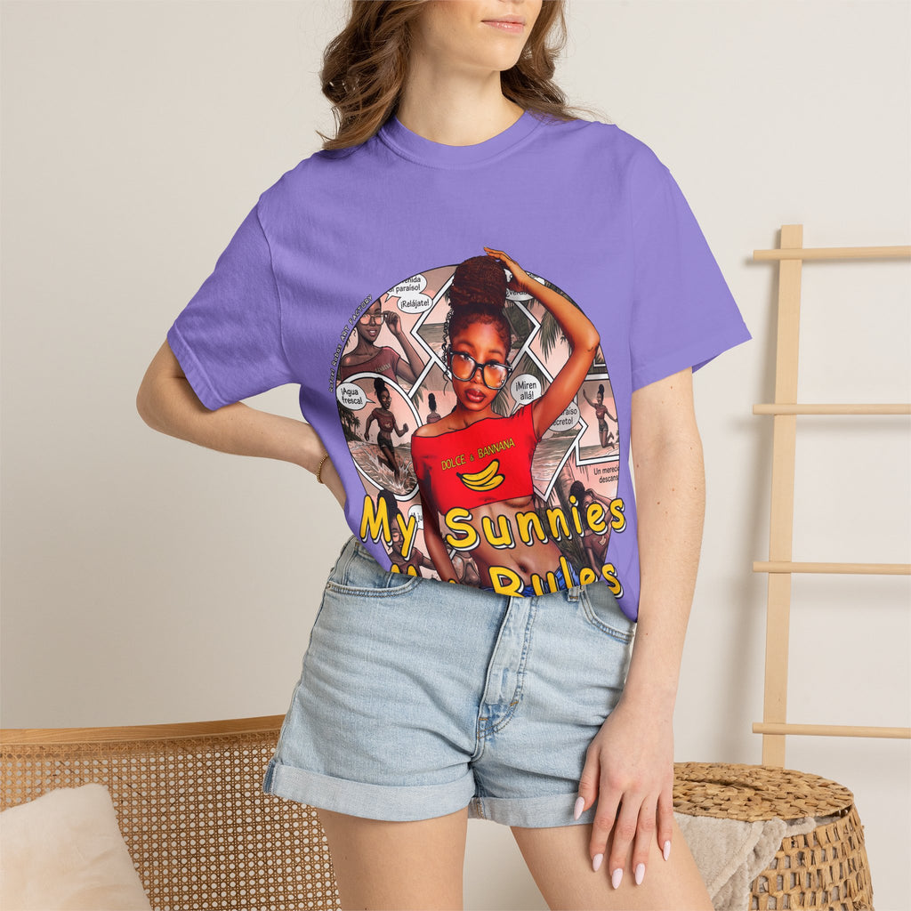 T-Shirt — "My Sunnies My Rules" Graphic Tee