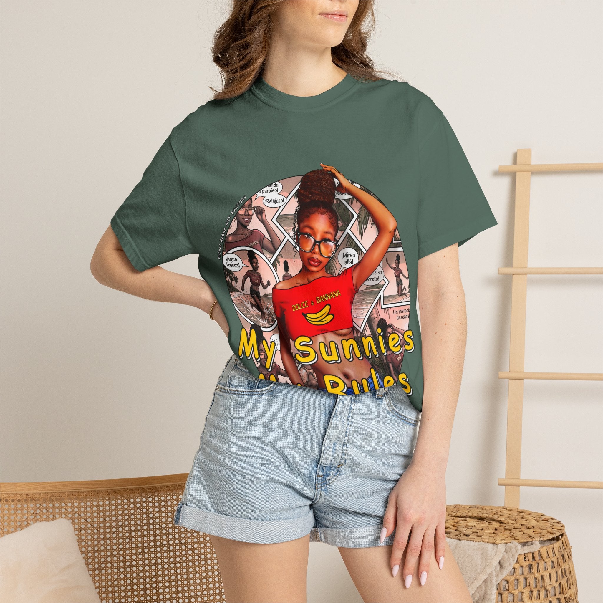 T-Shirt — "My Sunnies My Rules" Graphic Tee