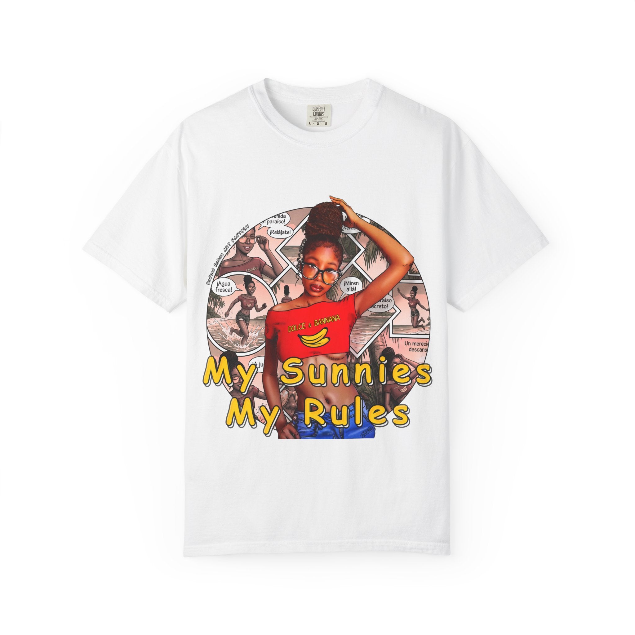 T-Shirt — "My Sunnies My Rules" Graphic Tee