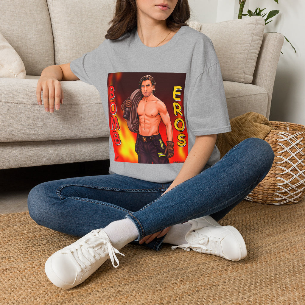 Bombero Eros Graphic T-Shirt — Sexy Firefighter Shirt