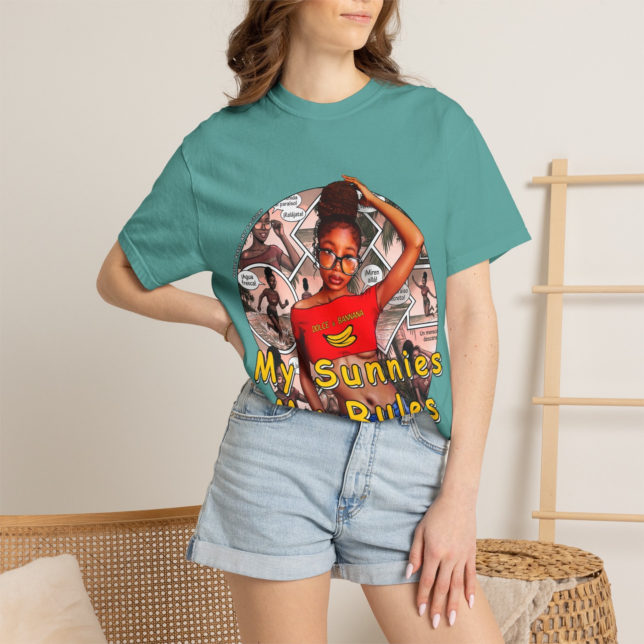 T-Shirt — "My Sunnies My Rules" Graphic Tee