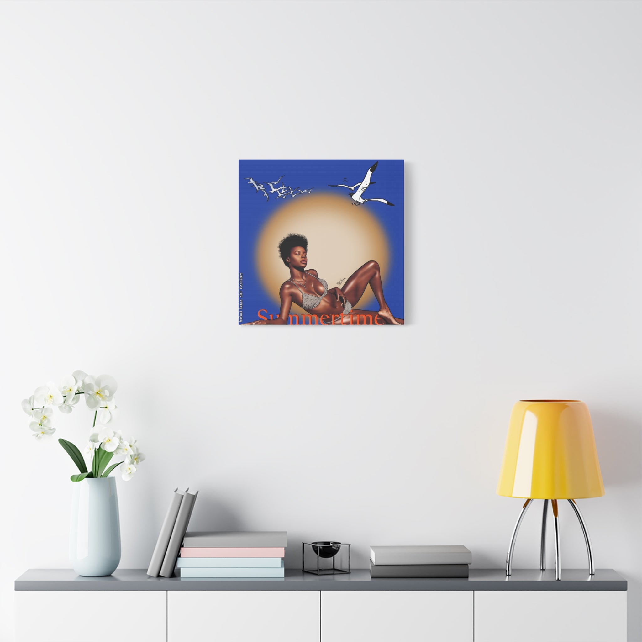 Summertime Beach Art Canvas