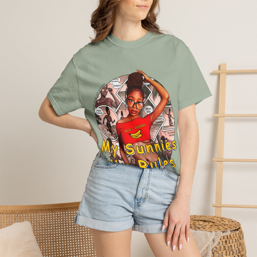 T-Shirt — "My Sunnies My Rules" Graphic Tee