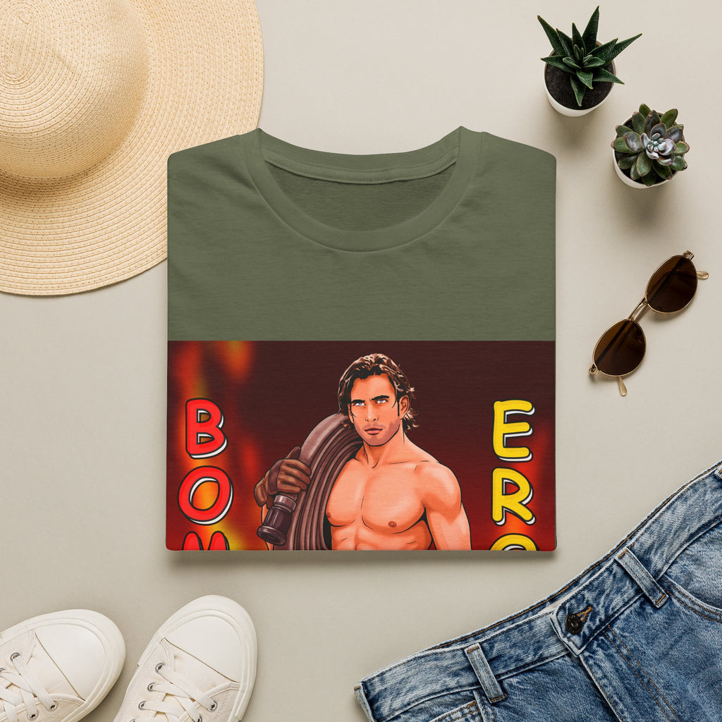 Bombero Eros Graphic T-Shirt — Sexy Firefighter Shirt