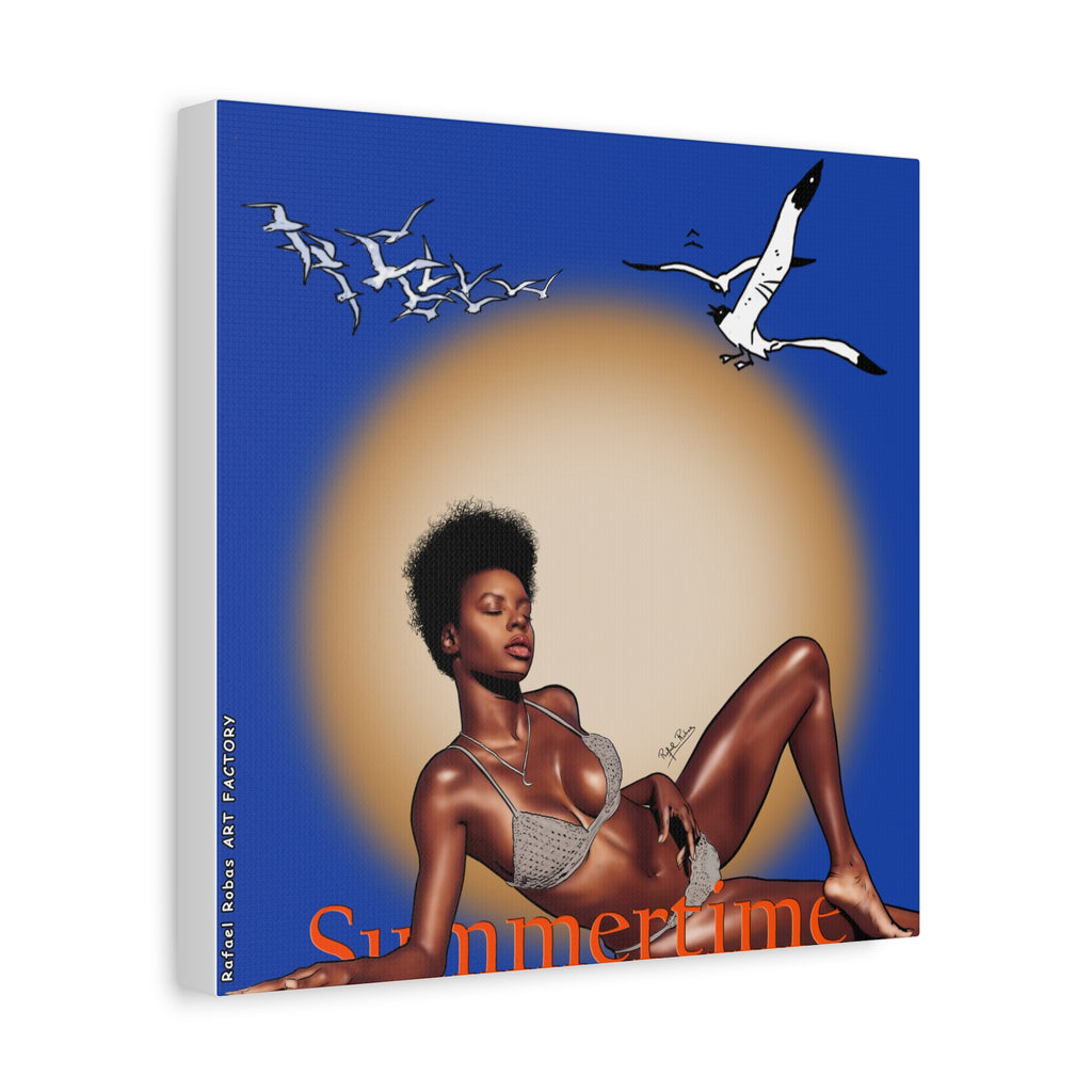Summertime Beach Art Canvas