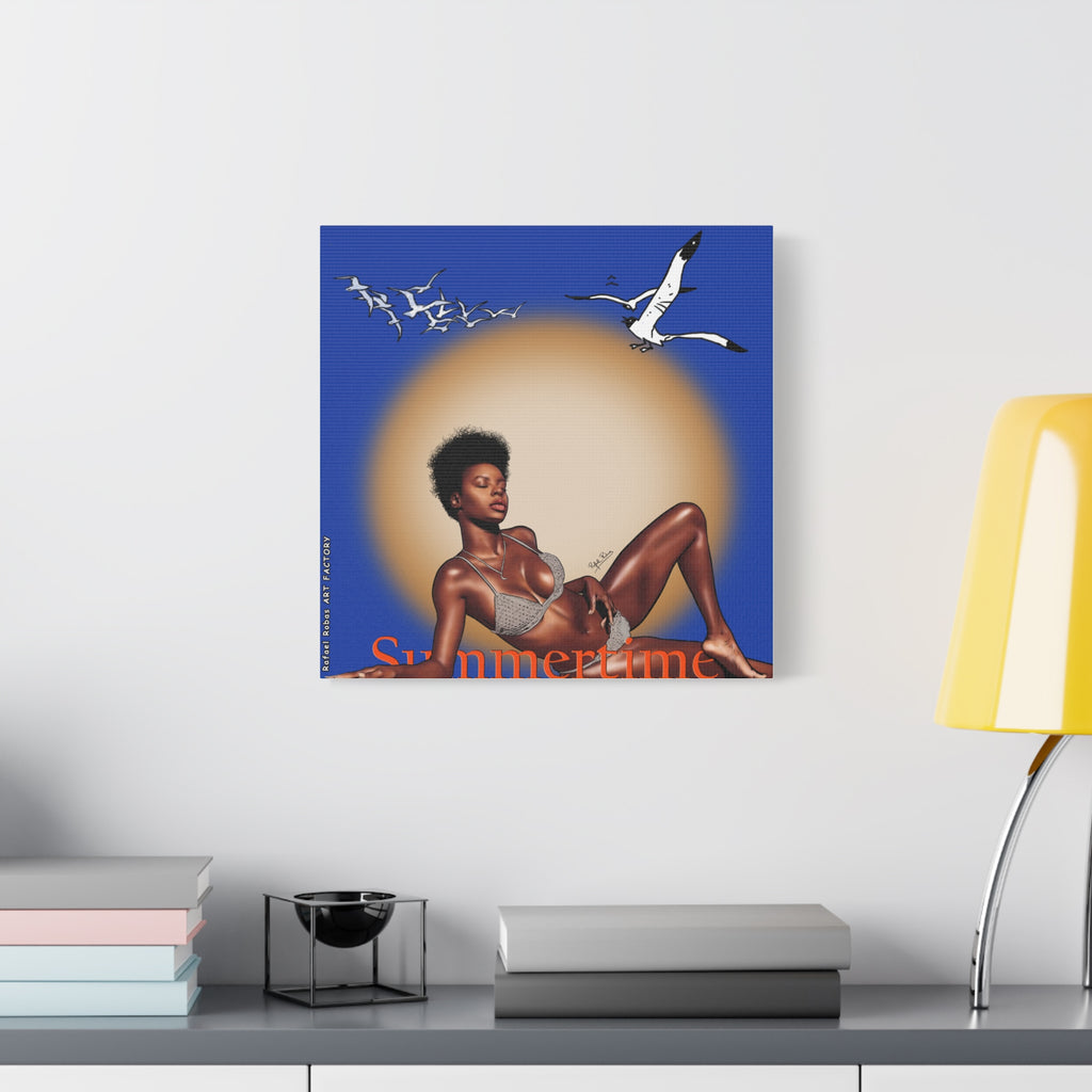Summertime Beach Art Canvas
