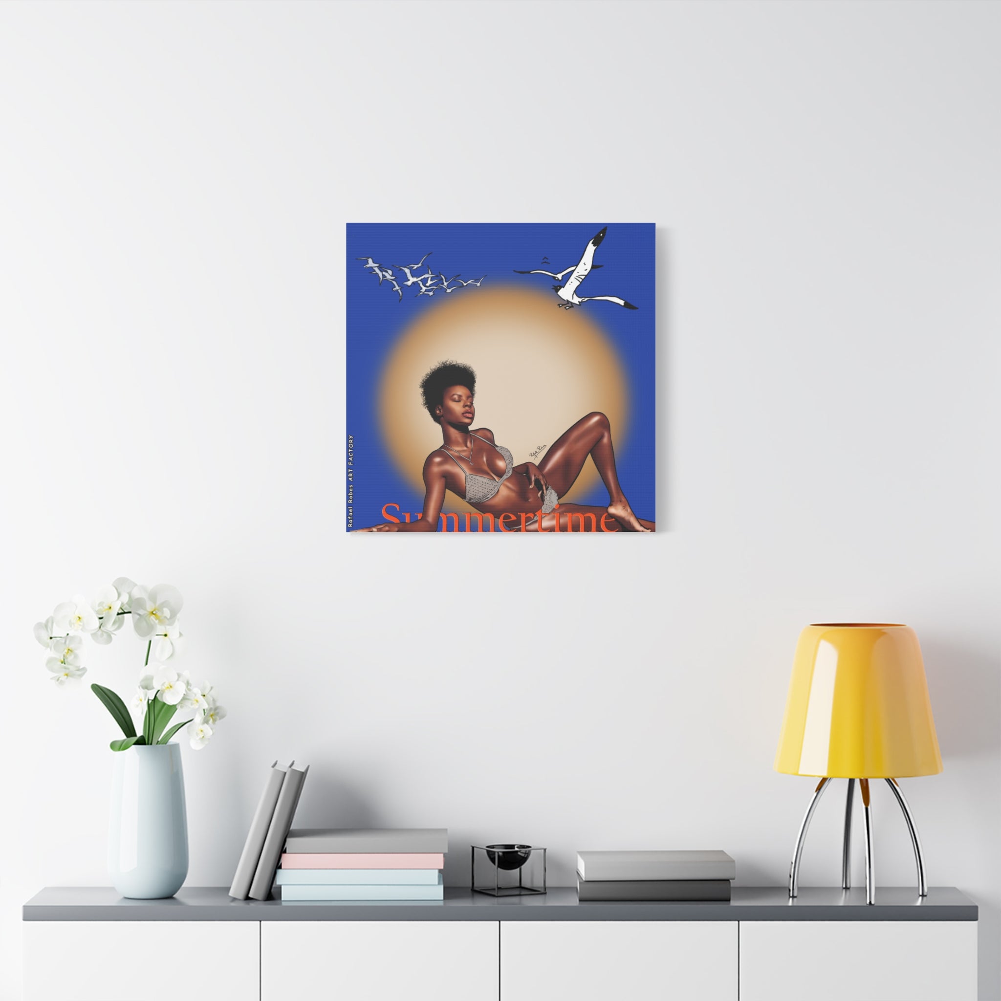 Summertime Beach Art Canvas