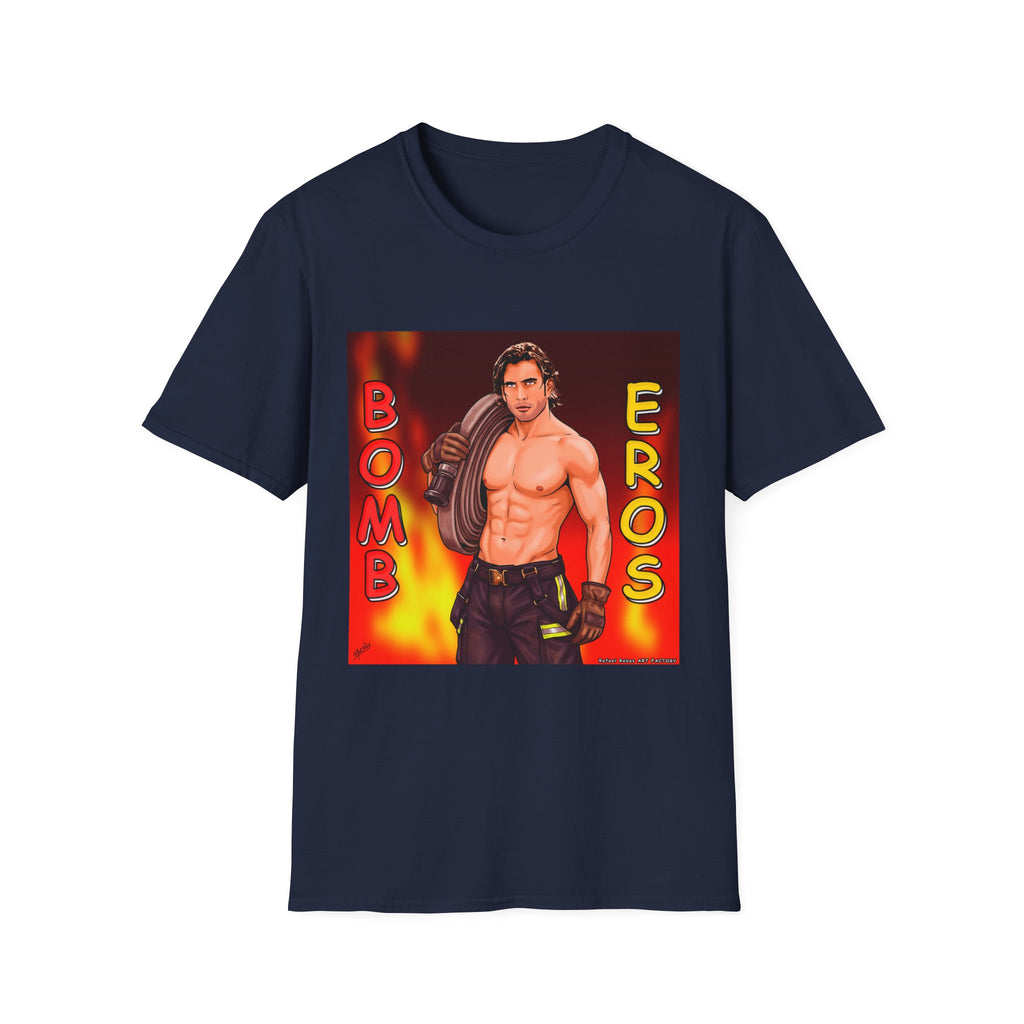 Bombero Eros Graphic T-Shirt — Sexy Firefighter Shirt
