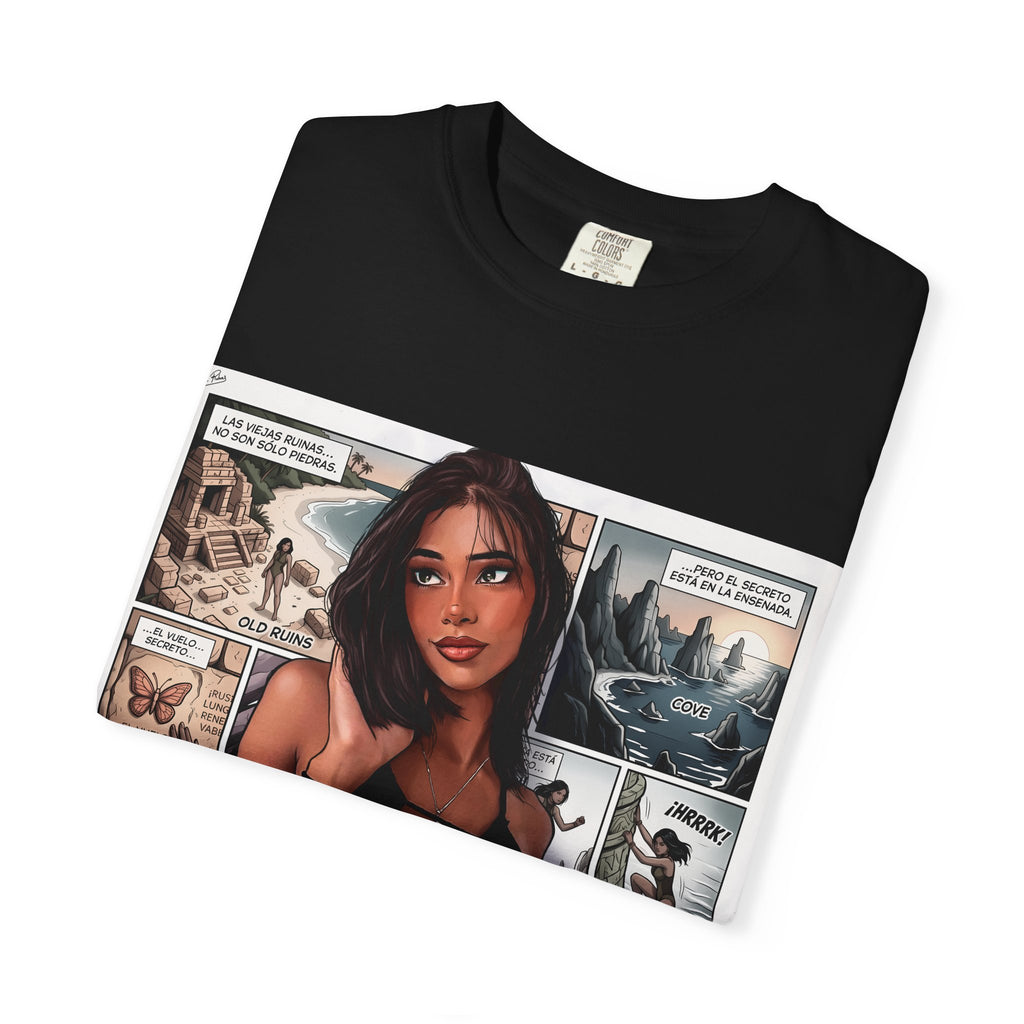 Graphic Tee — "Beach Raider" Pinup Comic Art T-Shirt