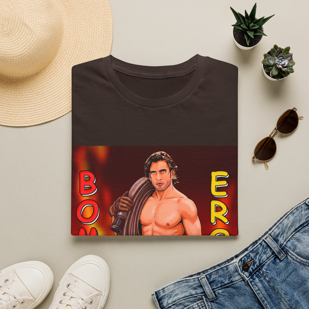 Bombero Eros Graphic T-Shirt — Sexy Firefighter Shirt