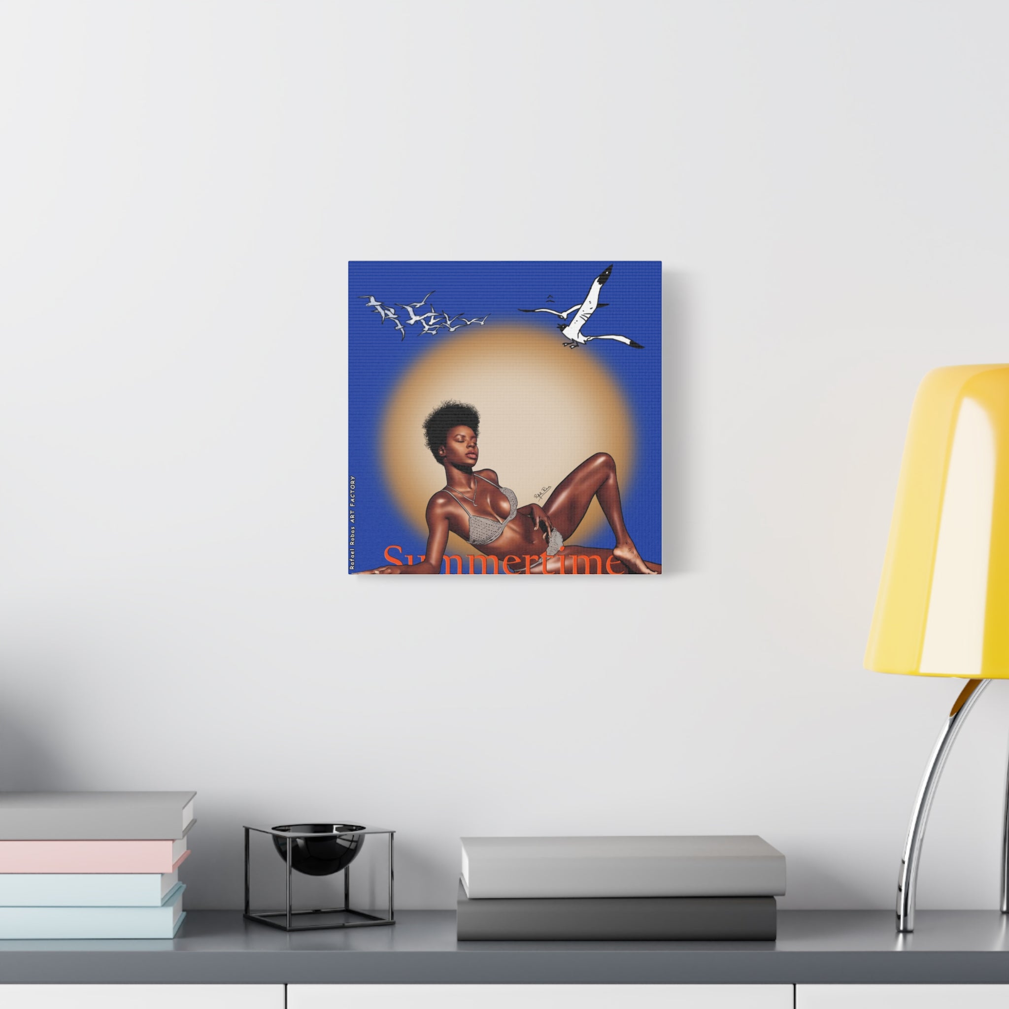 Summertime Beach Art Canvas