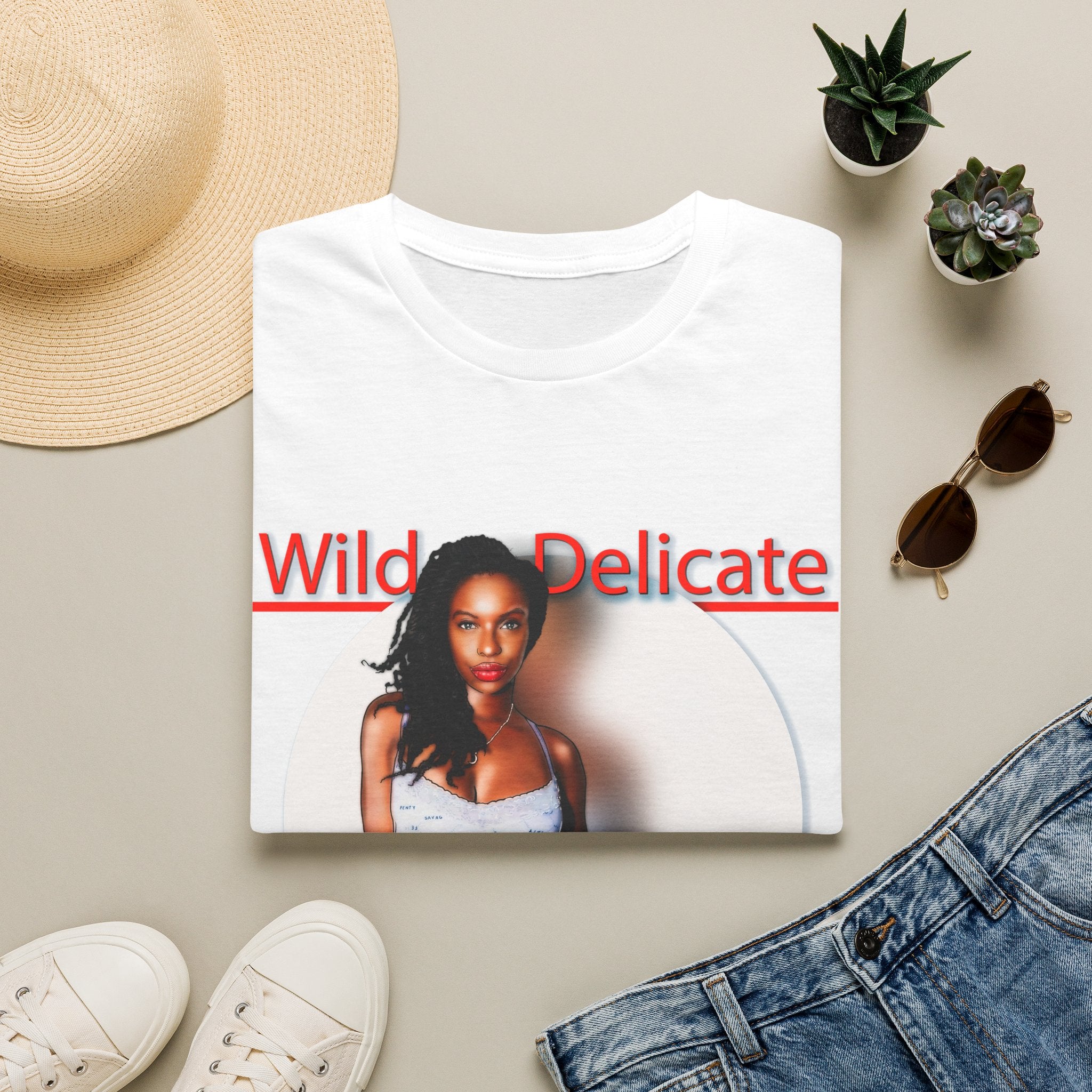 Wild & Delicate Graphic T-Shirt — Retro Photo Tee