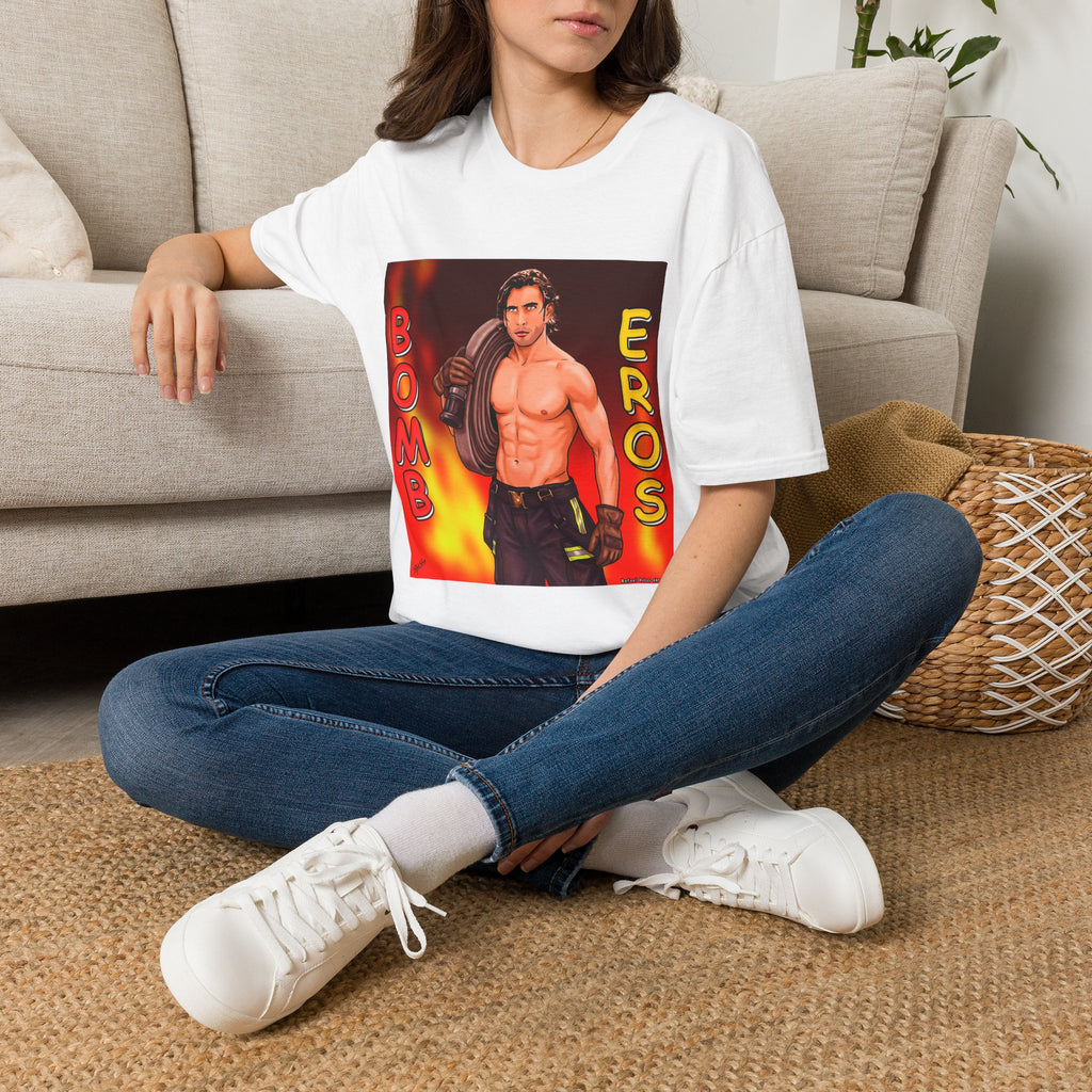 Bombero Eros Graphic T-Shirt — Sexy Firefighter Shirt