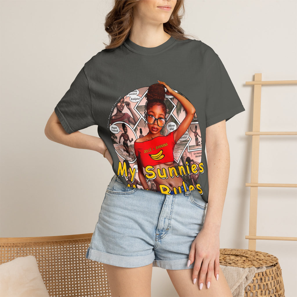 T-Shirt — "My Sunnies My Rules" Graphic Tee