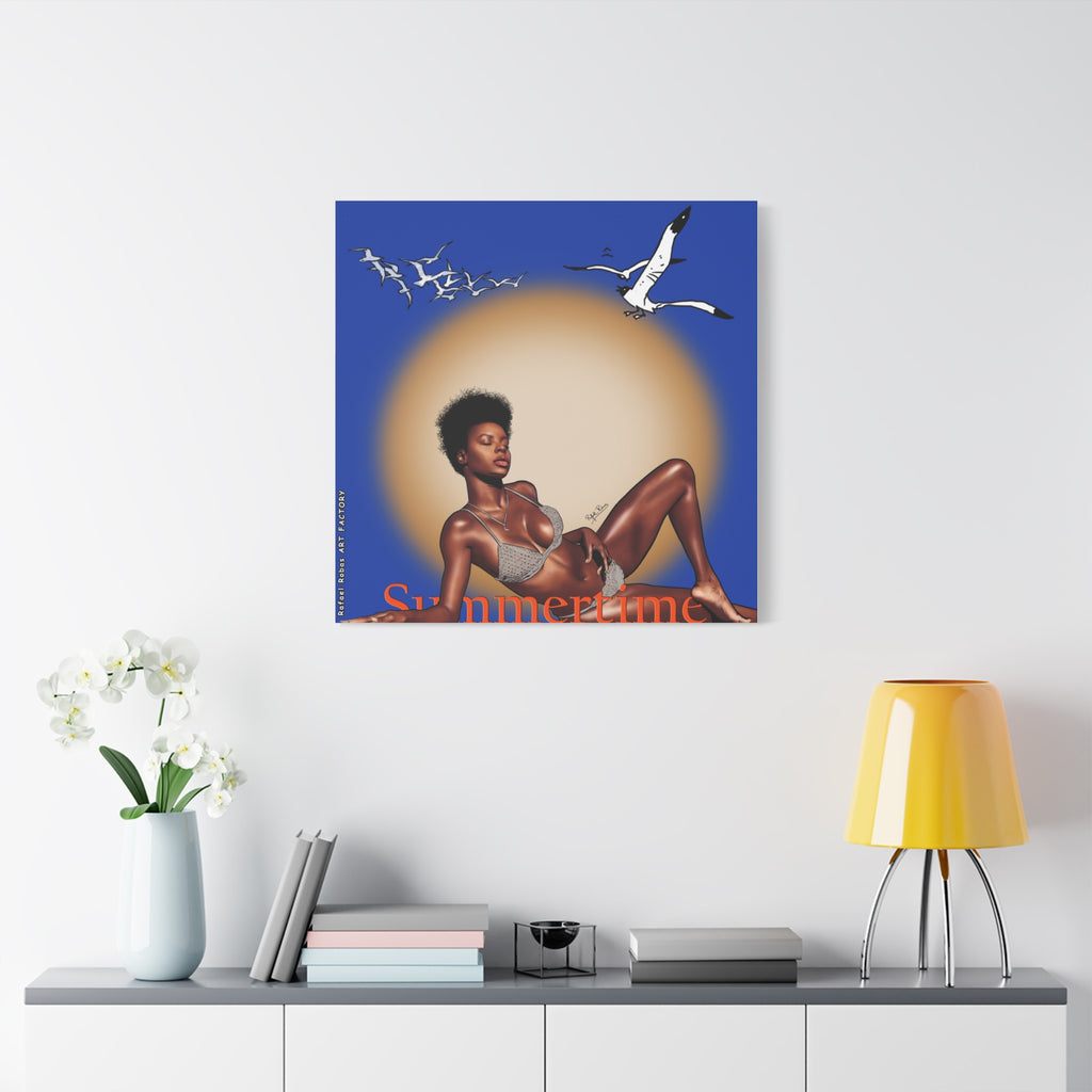 Summertime Beach Art Canvas