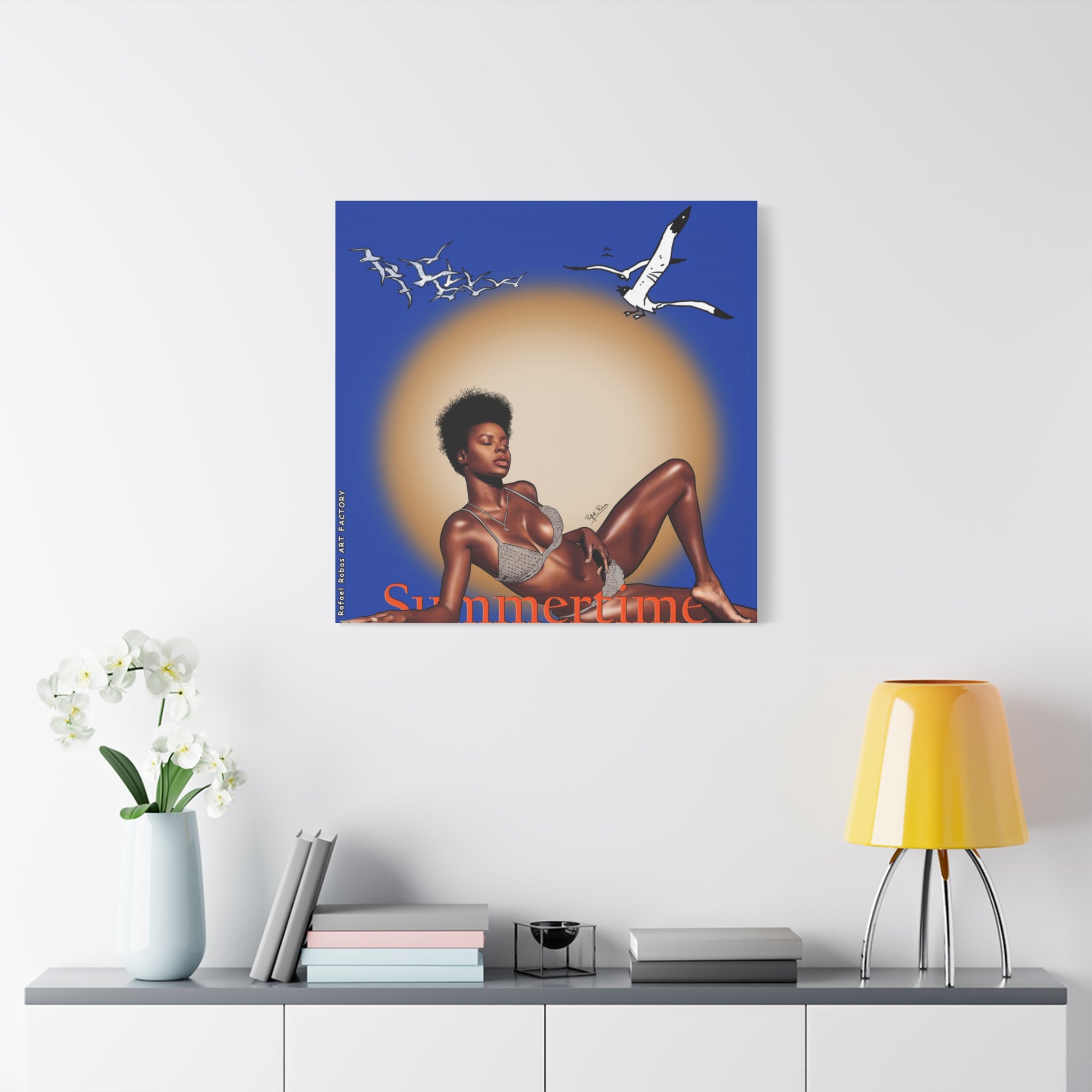 Summertime Beach Art Canvas