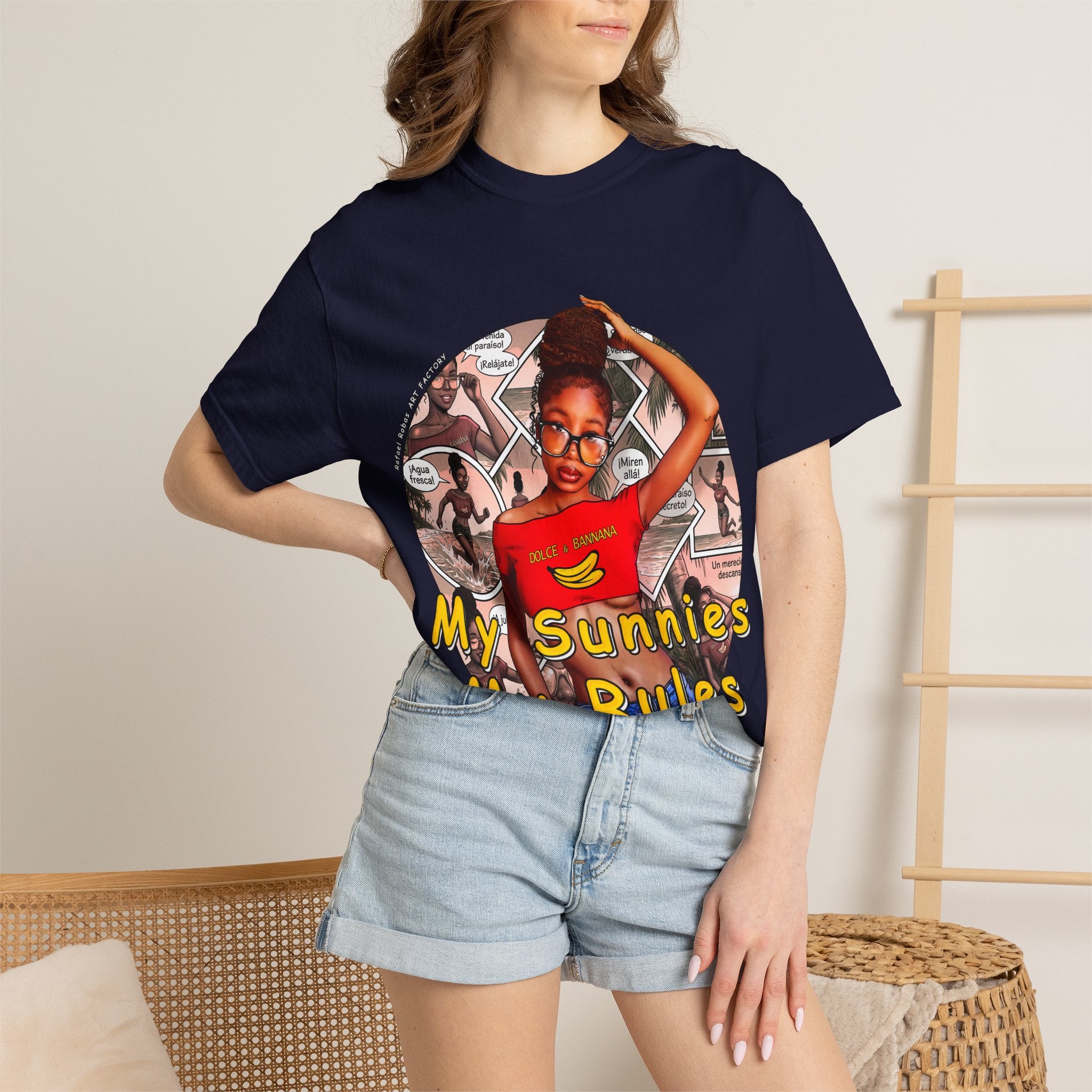 T-Shirt — "My Sunnies My Rules" Graphic Tee