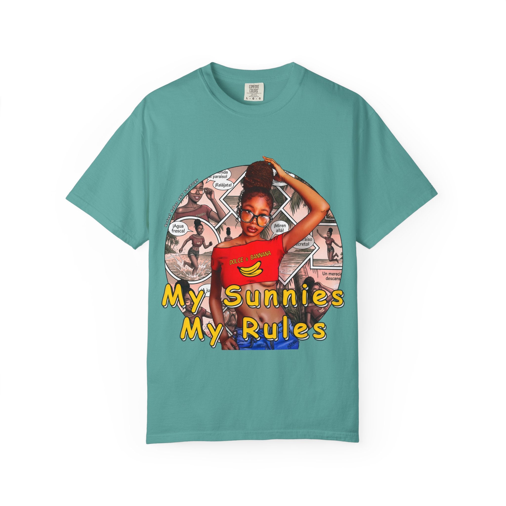T-Shirt — "My Sunnies My Rules" Graphic Tee