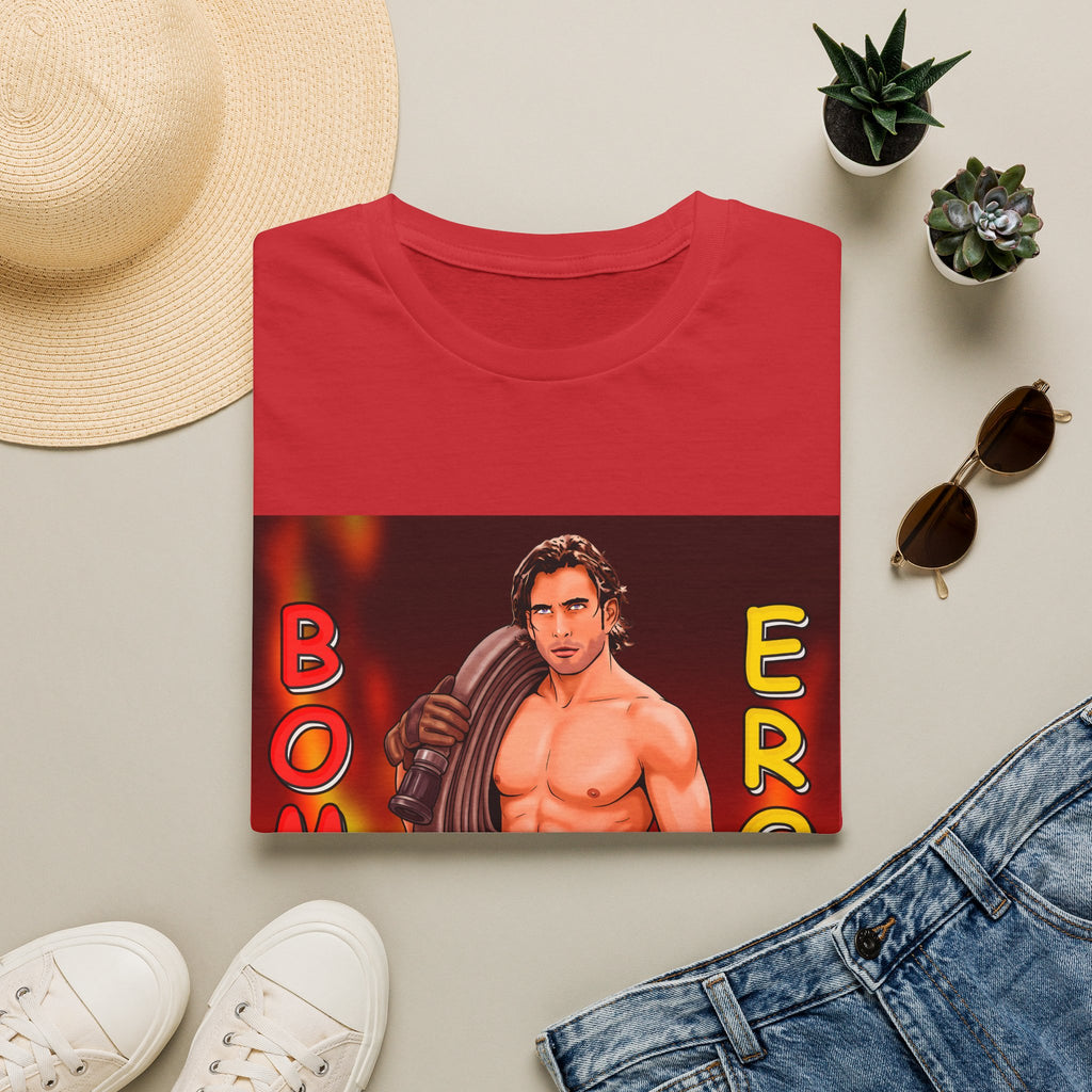 Bombero Eros Graphic T-Shirt — Sexy Firefighter Shirt
